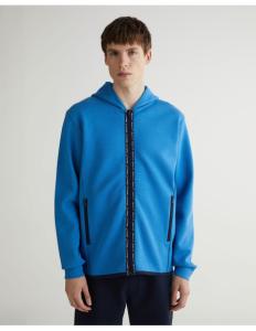 Gant - RUBBER LOGO FULL ZIP HOODIE