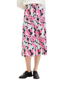 Tom Tailor - PRINTED PLISSEE SKIRT