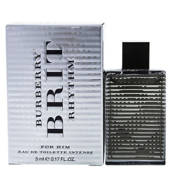 Brit Rhythm by Burberry for Men 5 ml Intense EDT Splash Mini