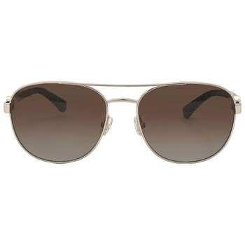 Brown Gradient Pilot Sunglasses RAGLANGS 006JLA