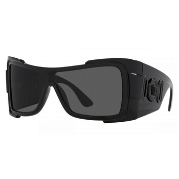 Dark Grey Shield Sunglasses VE4451 GB187