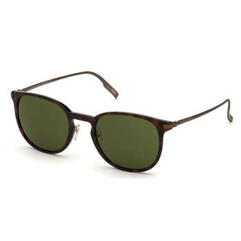 Green Oval Sunglasses EZ0136 52N