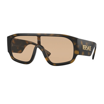 Light Brown Shield Sunglasses VE4439 10873