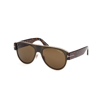 Lyle Brown Pilot Sunglasses FT1074 51J