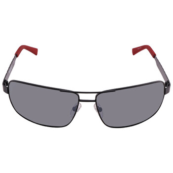 Polarized Smoke Flash Rectangular Sunglasses TB9225 02D
