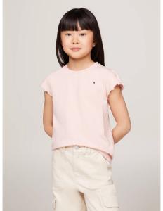 TOMMY HILFIGER - ESSENTIAL RUFFLE SLEEVE TOP SS