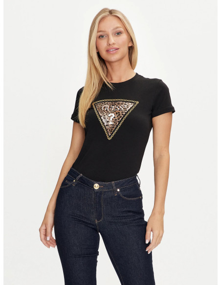 GUESS - SS CN TRIANGLE LEO TEE