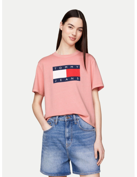 Tommy Jeans - TJW BXY TOMMY FLAG TEE EXT