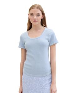 Tom Tailor - DYED RIB T-SHIRT