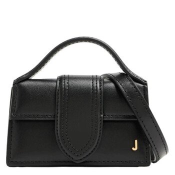 Black Leather Le Petit Bambino Bag