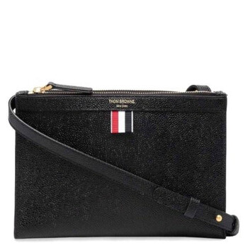 Black Small Document Holder Crossbody