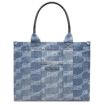 Blue Denim BB Logo South West Tote