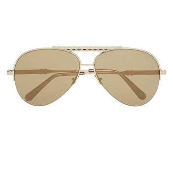 Gold Pilot Sunglasses 000MES0080PTE003NGGZG