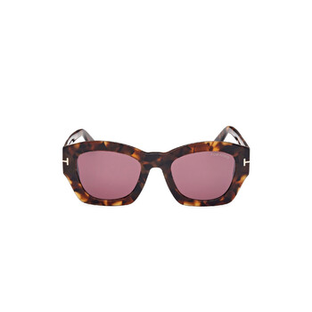 Guilliana Bordeuax Mirror Cat Eye Sunglasses FT1083 52T