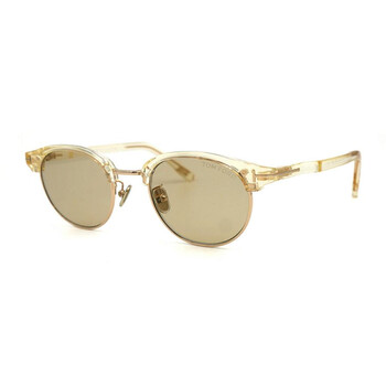 Light Brown Oval Sunglasses FT1120D 39E