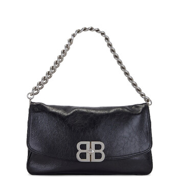 Medium BB Soft Flap Leather Shoulder Bag