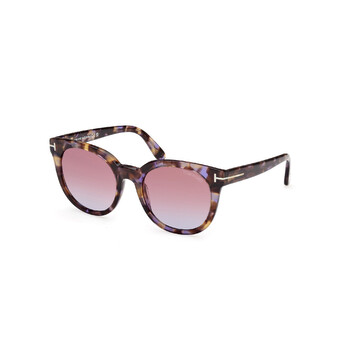 Moira Violet Gradient Oval Sunglasses FT1109 55Z