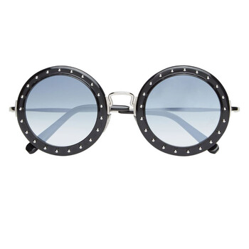 Olivia Blue Gradient Round Sunglasses 000WES0047PCO002NCPWK