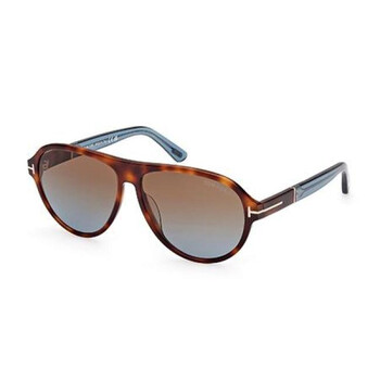 Quincy Brown Gradient Pilot Sunglasses FT1080 53F