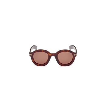 Raffa Brown Oval Sunglasses FT1100 52E