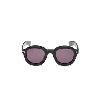 Raffa Smoke Round Sunglasses FT1100 01A