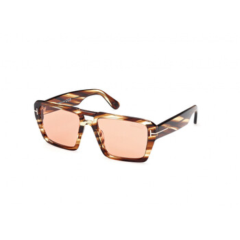 Redford Orange Photochromatic Square Sunglasses FT1153 55E