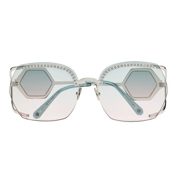 Statement Nickel Pink Oversized Sunglasses 000WES0055PTE003NKUXU