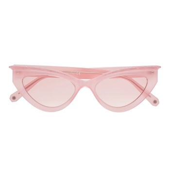 Statement Pink Mirror Cat Eye Sunglasses 000WES0076PTE003NKUXU