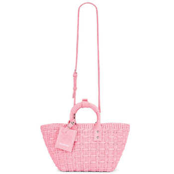 Sweet Pink Bistro XS Basket Tote Bag