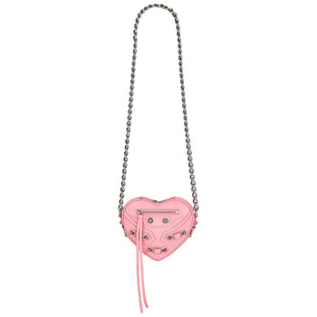 Sweet Pink Mini Cagole Heart Crossbody Bag