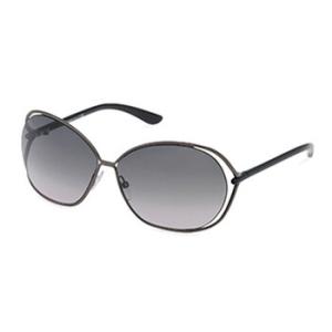 Carla Smoke Greadient Oval Sunglasses FT0157 08B