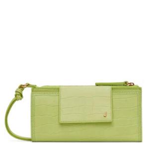 Light Green CrocoEmbossed Le Pichoto Bag