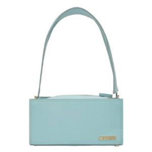 Light Turquoise Leather Le Rectangle Shoulder Bag