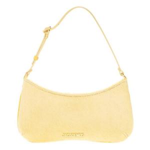 Light Yellow Le Bisou Calf Hair Shoulder Bag