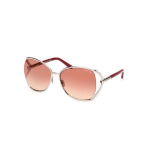 Marta Gradient Bordeaux Butterfly Sunglasses FT1091 16T