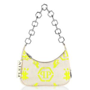 Monogram Logo Nylon Shoulder Bag