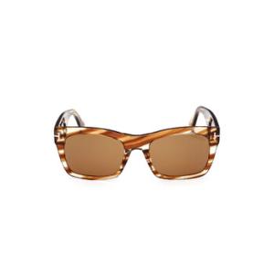 Nico Vintage Brown Square Sunglasses FT1062 56E