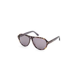 Quincy Smoke Mirror Pilot Sunglasses FT1080 55C