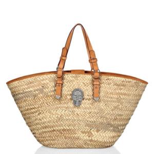 Skull Logo Woven Tote