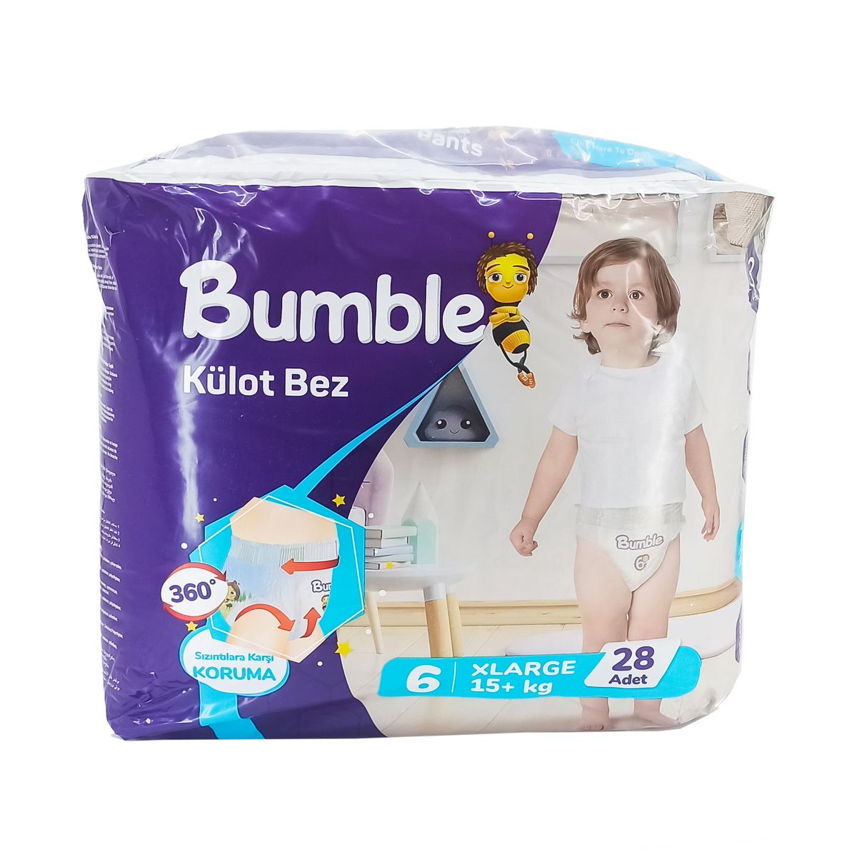Bumble Baby - ბამბლ ბეიბი ბავშვის ტრუსი 15+კგ 28 ცალი 0342