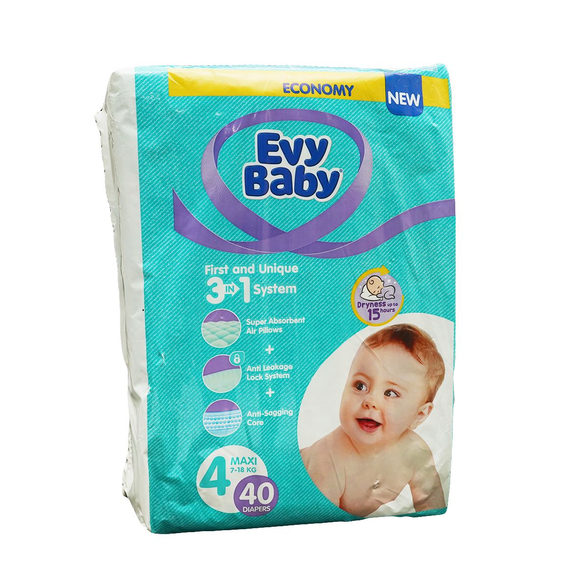 EVY BABY - ევი ბეიბიTWIN 7-18 კგ 40 ცალი 0028