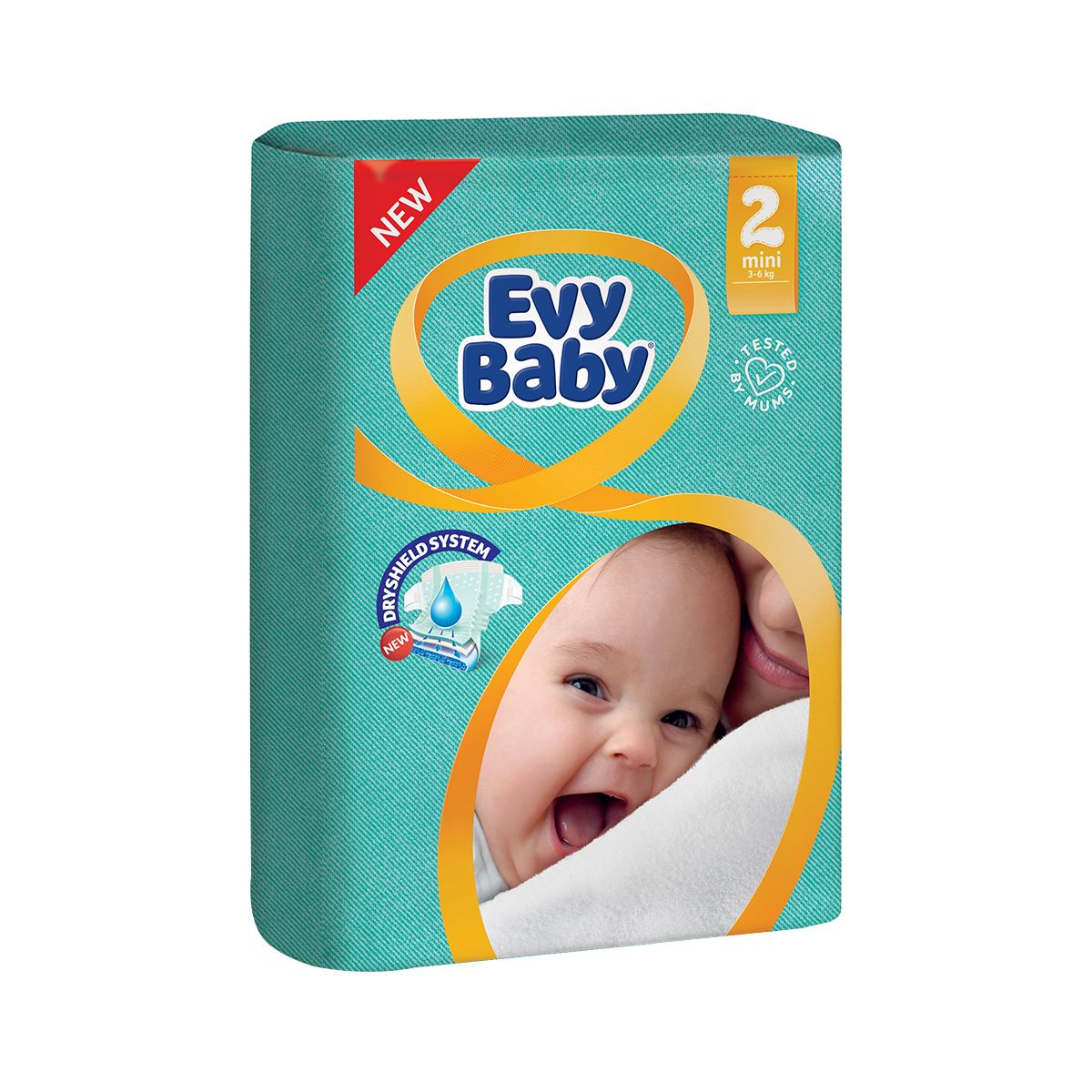 EVY BABY - ევი ბეიბი ბავშვის საფენი 3-6 კგ 10 ცალი  0075