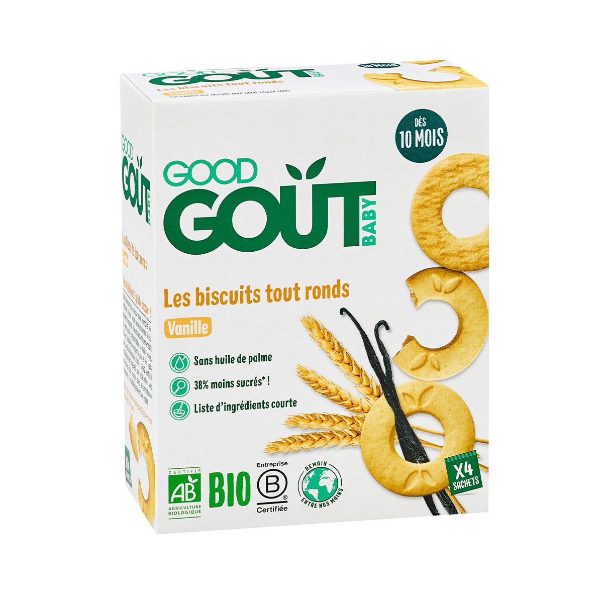 Good gout - გუდ გოუტი ორცხობილა ვანილით 80 გრ. 0254