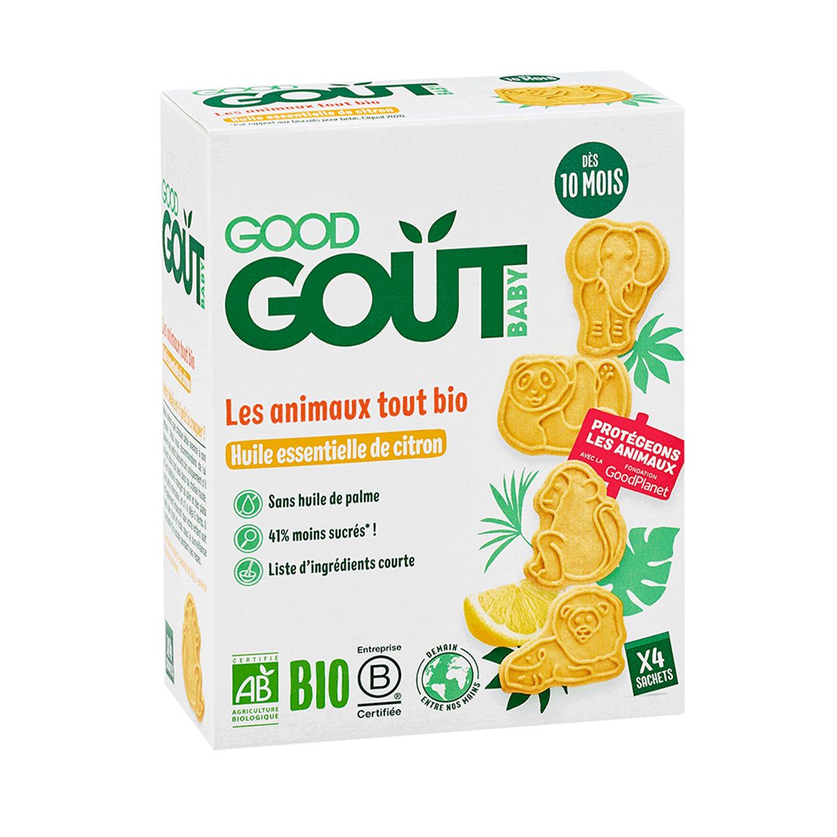 Good gout - გუდ გოუტი ორცხობილა ლიმნით ცხოველები 80 გრ. 1770