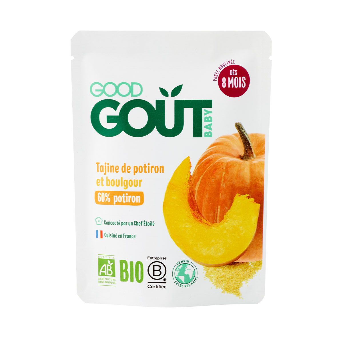 Good gout - გუდ გოუტი პიურე გოგრის ტაჯინი ბულგურით 190 გრ. 7104