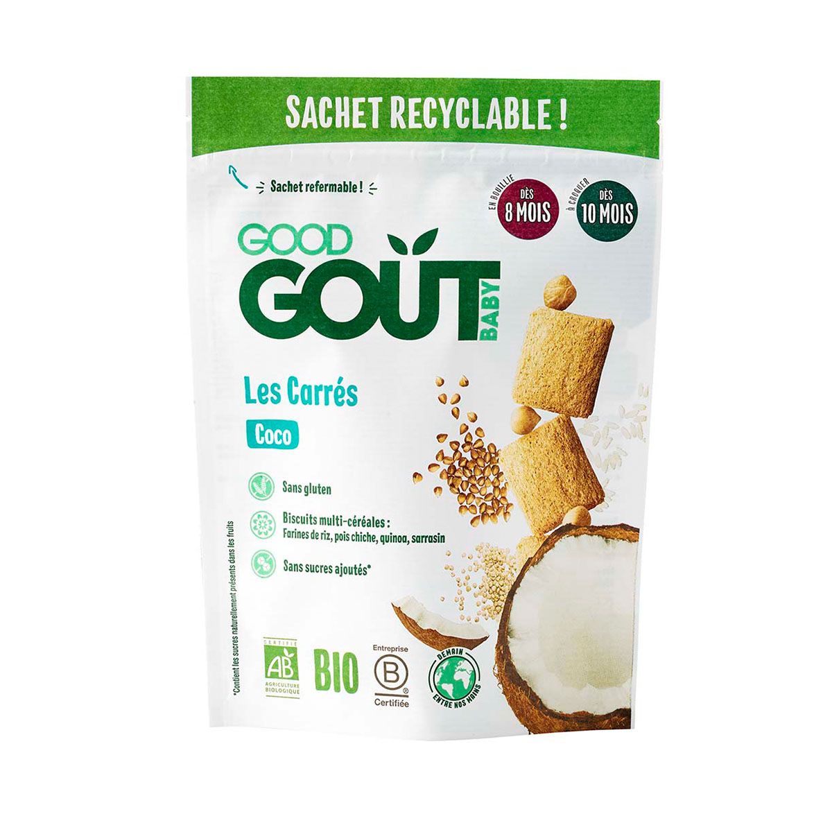 Good gout - გუდ გოუტი ქოქოსის ორცხობილა 50 გრ. 7982