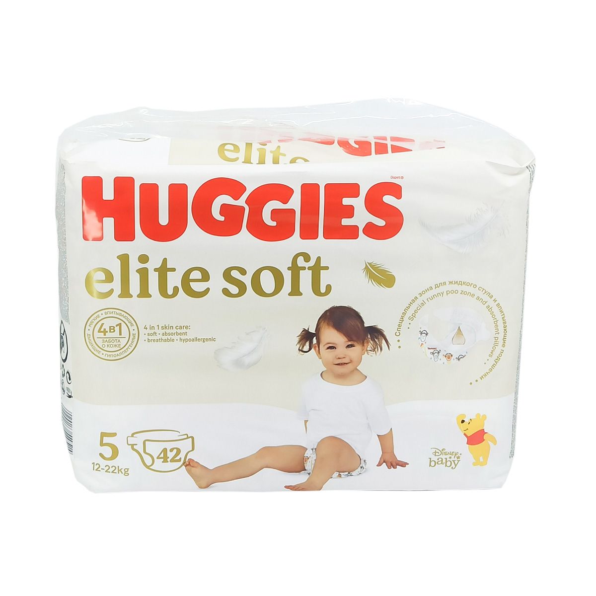 Huggies - ჰაგისი ელიტ სოფტი 12-22 კგ 42 ცალი 9514