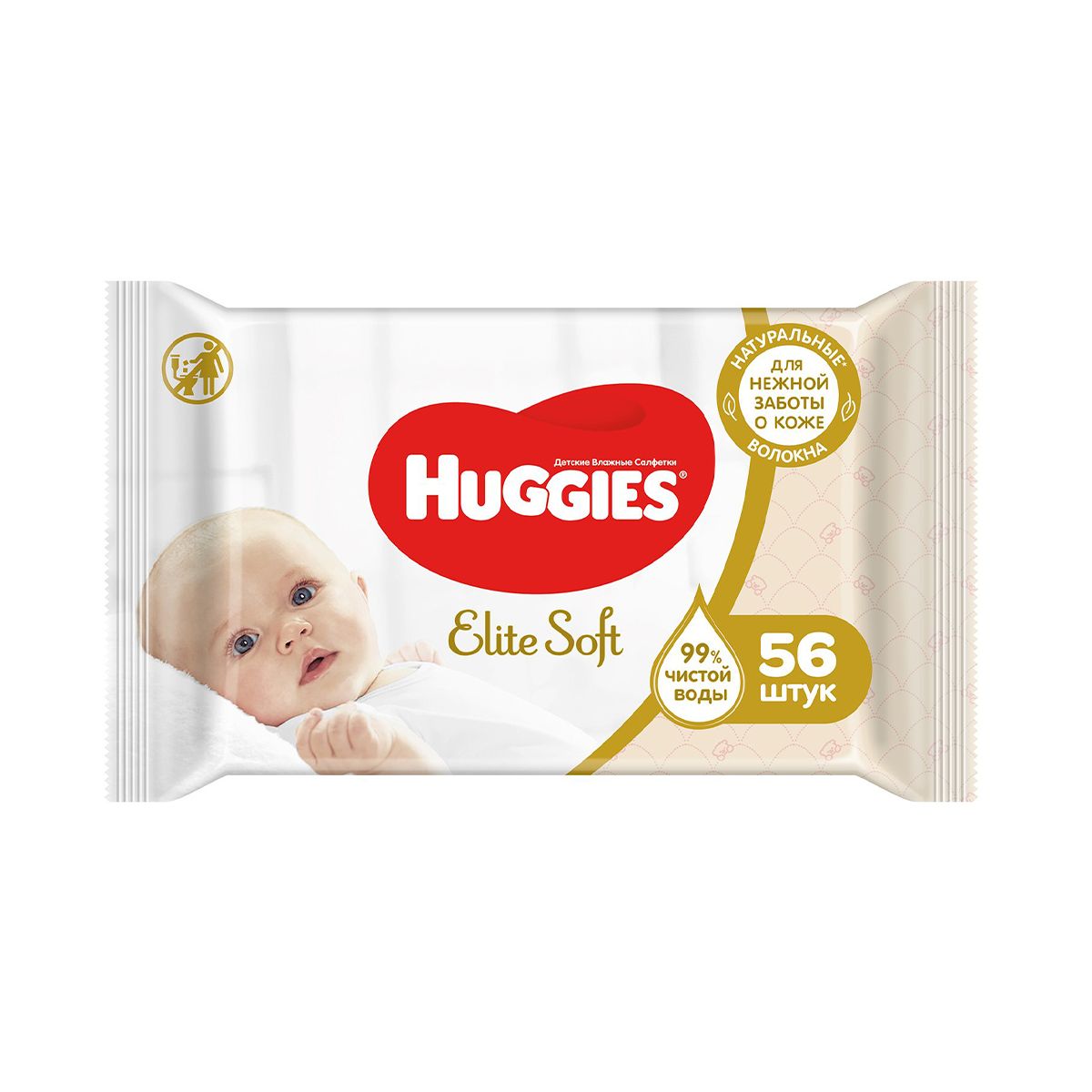 Huggies - ჰაგისი სველი ხელსახოცი 56 ცალი 3021