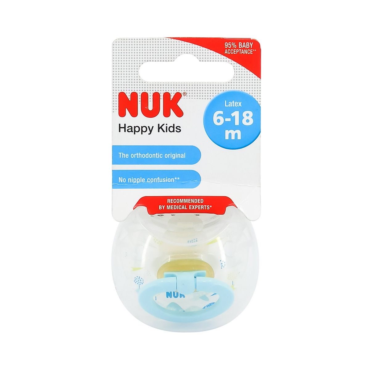 Nuk - ნუკი მატყუარა HAPPY KIDS ლატექსი N2 3540