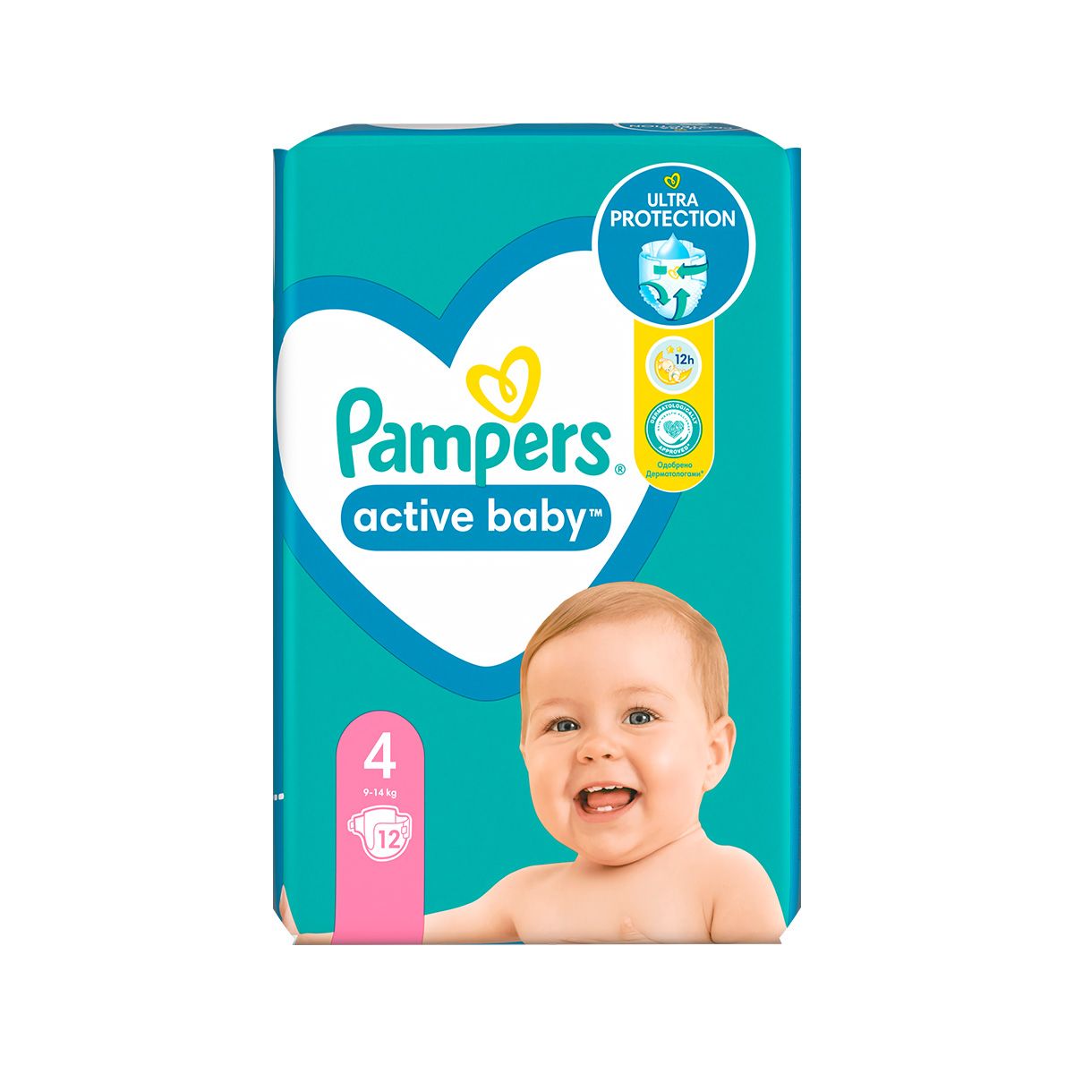 Pampers - პამპერსი 4 ზომა 12 ცალი 1274